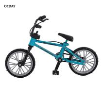 Brinquedo de bicicleta Fingerboard Mini Size Simulation Alloy Blue