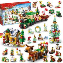 Brinquedo de blocos de construção de Natal do Calendário do Advento Aierden 2024