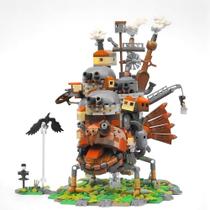 Brinquedo de blocos de construção IVVTNHZ Moving Castle Nano Micro 1249PC Brinquedo de blocos de construção IVVTNHZ Moving Castle Nano Micro 1249PC