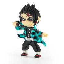 Brinquedo de blocos de construção MACTANO Anime Demon Slayer Tanjiro 1187 unidades Brinquedo de blocos de construção MACTANO Anime Demon Slayer Tanjiro 1187 unidades