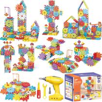 Brinquedo de blocos de construção STEM Gear CZOALX Montessori Electric Brinquedo de blocos de construção STEM Gear CZOALX Montessori Electric