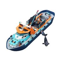 Brinquedo De Blocos De Montar De Pesquisa Em Exploração Marinha Profunda Do Ártico 815 Peças Brinquedo De Blocos De Montar De Pesquisa Em Exploração Marinha Profunda Do Ártico 815 Peças