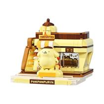 Brinquedo De Blocos De Montar Hello Kitty Kuromi Cinnamoroll My Melody Sanrio, Modelo De Tijolos,