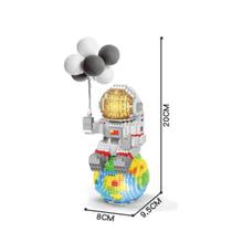 Brinquedo De Blocos De Montar Micro Mini Astronauta Espacial Terra Para Meninos - Presente Educativo Brinquedo De Blocos De Montar Micro Mini Astronauta Espacial Terra Para Meninos - Presente Educativo