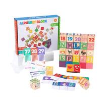 Brinquedo De Blocos De Palavras De Madeira Montessori Para Crianças De 3 a 6 Anos, Jogo De Brinquedo De Blocos De Palavras De Madeira Montessori Para Crianças De 3 a 6 Anos, Jogo De
