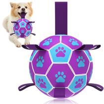 Brinquedo de bola de futebol para cães QDAN para cães de raças médias e pequenas