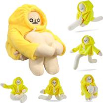 Brinquedo de boneca de pelúcia Banana Man 65 cm com ímã para crianças