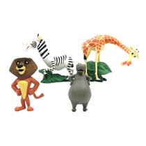 Brinquedo de boneco colecionável: girafas de Madagascar, 4 peças