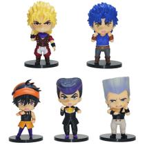 Brinquedo de boneco de anime colecionável Jojo's Bizarre Adventures, 5 unidades