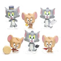 Brinquedo de boneco de anime colecionável Tom e Jerrys Jerrys, 6 unidades Brinquedo de boneco de anime colecionável Tom e Jerrys Jerrys, 6 unidades