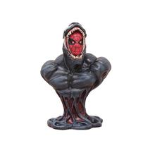 Brinquedo de boneco de anime modelo colecionável Statue Venom Half Bust Brinquedo de boneco de anime modelo colecionável Statue Venom Half Bust