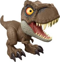 Brinquedo de boneco de dinossauro Mattel Jurassic World Roar Command T-Rex