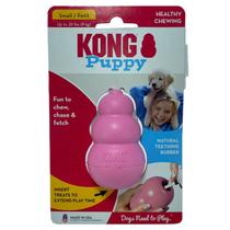 Brinquedo de Cachorro Recheavel para Filhotes Kong Puppy Pequeno Rosa