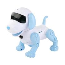 Brinquedo de Cachorro Robô RC Programável - Comando de Voz, Música e Sensor de Toque