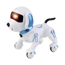 Brinquedo de Cachorro Robô RC Programável - Comando de Voz, Música e Sensor de Toque