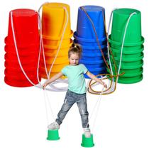 Brinquedo de caminhada Balancing Stilts Hungdao para crianças, 12 pares Brinquedo de caminhada Balancing Stilts Hungdao para crianças, 12 pares