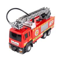 Brinquedo De Caminhão De Bombeiros Com Spray De Água Para Crianças, Modelo De Carro De Resgate Com
