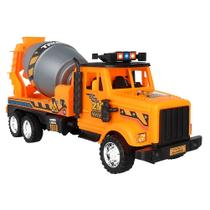 Brinquedo de caminhão Simulation Inertia Mixer para crianças - Orange