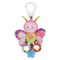 Brinquedo de carrinho de bebê D-KINGCHY Butterfly com mordedor