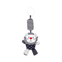 Brinquedo De Carrinho De Bebê Preto E Branco Com Sino De Pelúcia, Treinamento Visual De Habilidade