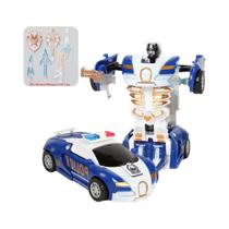 Brinquedo De Carro 2 Em 1 Para Meninos, Robô De Transformação Automática, Veículo De Plástico,