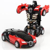 Brinquedo de carro com deformação de uma chave, robô de tran Brinquedo de carro com deformação de uma chave, robô de tran