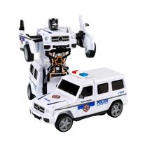 Brinquedo De Carro Robô 2 Em 1 Para Crianças, Transformação Automática, Modelo De Plástico