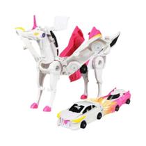 Brinquedo De Carro Unicornio Transformável Para Crianças, Figura De Pégaso Com Deformação Magnética
