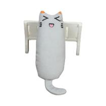 Brinquedo de Catnip para Gatos - Travesseiro de Pelúcia com Som de Fricção