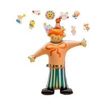 Brinquedo De Circo Infantil Em Forma De Animal De Desenho Animado, Palhaço Com Balão, Para O Dia Das