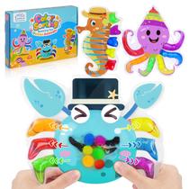 Brinquedo de classificação de cores CHHQLZS para crianças pequenas Sensory Learning 3+