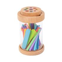 Brinquedo De Classificação De Cores Em Madeira Montessori Para Crianças, Habilidades Motoras Finas,