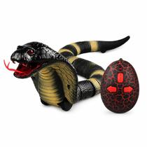 Brinquedo de cobra-cobra RC com recarga USB e rastejamento divertido 44 cm Brinquedo de cobra-cobra RC com recarga USB e rastejamento divertido 44 cm