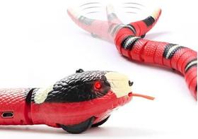Brinquedo de cobra com sensor