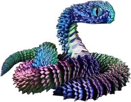 Brinquedo de cobra impresso em 3D Animals Fidget Toy para decoração de escritório doméstico