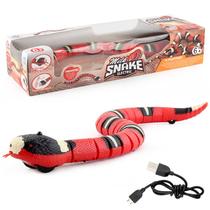 Brinquedo de cobra RC elétrica com sensor de toque e olhos de LED Brinquedo de cobra RC elétrica com sensor de toque e olhos de LED