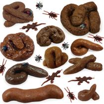 Brinquedo de cocô falso PPXMEEUDC de diferentes formas com brincadeira de insetos