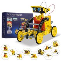 Brinquedo de construção AESGOGO STEM Solar Robot Science Kids 8-12 anos