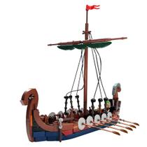 Brinquedo de construção BUILDIFY Viking Ship Viking Longship 454PCS