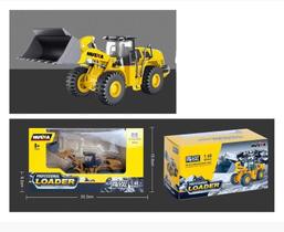 Brinquedo de construção carregadeira trator