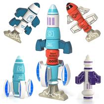 Brinquedo de construção de robô magnético BlMukce DIY para crianças de 3 a 5 anos