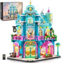 Brinquedo de construção INSOON Castle Dairy Bakery Store 1689 unidades