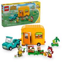 Brinquedo de construção LEGO Animal Crossing Leif Caravan & Garden Shop