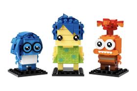 Brinquedo de construção LEGO BrickHeadz Disney Pixar Alegria Tristeza Ansiedade