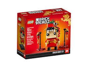 Brinquedo de construção LEGO Brickheadz Dragon Dance Guy 40354 Brinquedo de construção LEGO Brickheadz Dragon Dance Guy 40354