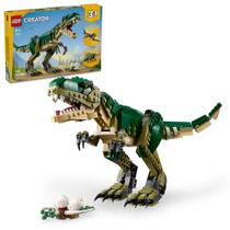 Brinquedo de construção LEGO Creator 3 em 1 T. rex Triceratops Pterodactyl Brinquedo de construção LEGO Creator 3 em 1 T. rex Triceratops Pterodactyl