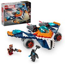 Brinquedo de construção LEGO Marvel Rocket's Warbird vs Ronan 76278