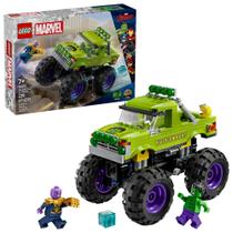 Brinquedo de construção LEGO Marvel The Hulk Truck vs. Thanos 76312