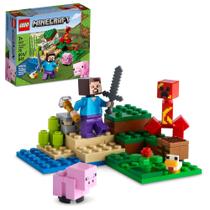 Brinquedo de construção LEGO Minecraft The Creeper Ambush 21177