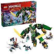 Brinquedo de construção LEGO NINJAGO Lloyd's Jet Mech 71845 com 5 minifiguras